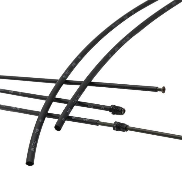 tubulação adesiva do psiquiatra do calor da parede dupla do preto 2X de 6mm para a proteção automotivo da tubulação de óleo