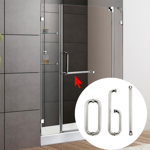 Manobra de porta de vidro de aço inoxidável durável para porta de chuveiro Certificado ISO9001
