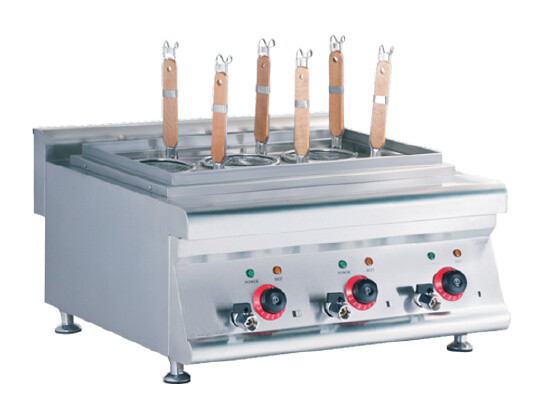 Counter Top 220V - 240V 50HZ / 60HZ 6KW Industrial Pasta Cooker For Fast Food