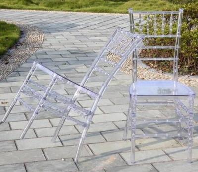 Transparent PC Clear China Resin Chiavari Chair for Wedding,Party Event
