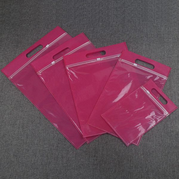 Custom Eco Friendly Zip Lock Bag, T Shirt Swimwear Plastic Clothing Zipper Bags Ziplock Bag With Handle For Clothes
