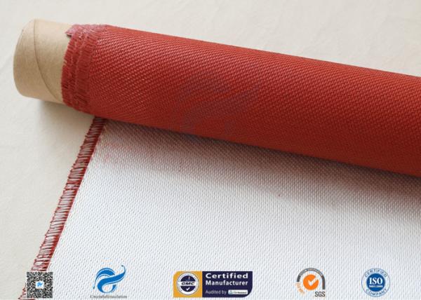 Tampas à prova de fogo revestidas da protecção contra o calor de pano da fibra de vidro do silicone de 750 graus