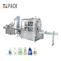 Máquina automática de llenado de botellas de desinfectante de manos con alcohol con gabinete a prueba de explosión