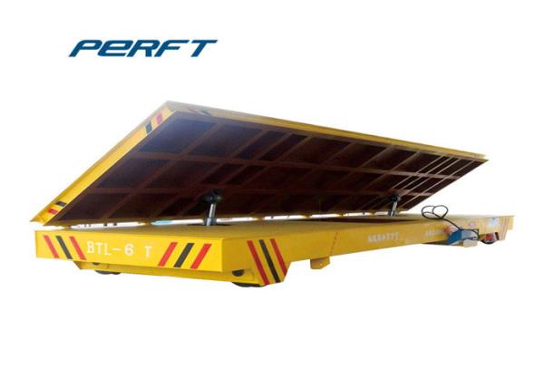 O equipamento do transporte de materiais da bateria do trilho resistente Scissor o levantamento hidráulico