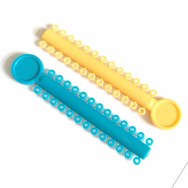 ISO Standard Colorful Elastics Ligature Rings for Comfortable Orthodontic Treatment