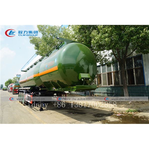36cbm Q345 слабый стальной жидкостного амиака топливозаправщика трейлер Semi
