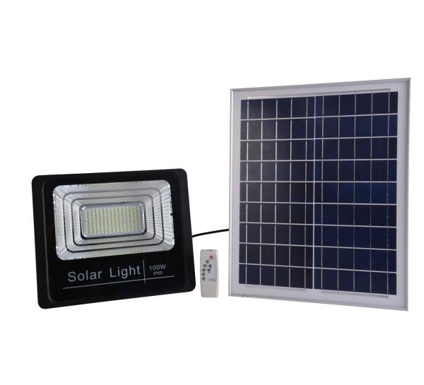 100W solar led flood light SMD Super bright IP65 Waterproof  Aluminum  for Outdoor use
