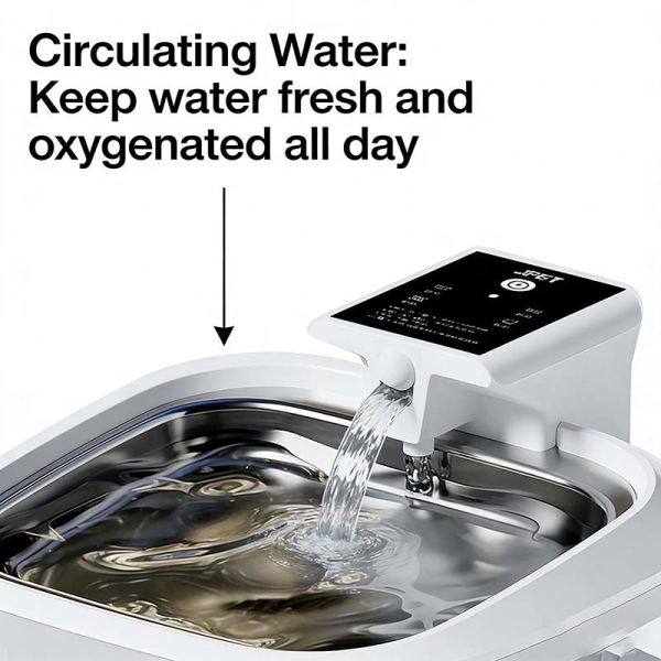 Wholesale Cat Water Fountain | Smart, Quiet, Filtered, Large-Capacity Automatic Pet Water Dispenser