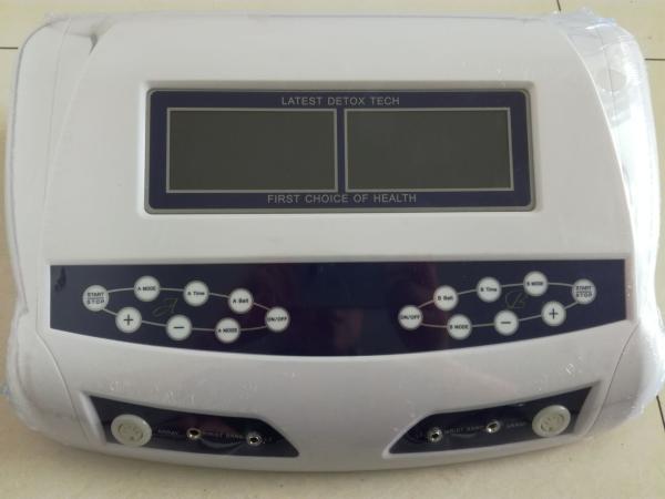 For Two Persons Detox Foot Spa Machine Ion Cleanse with Massage Slice Wrist Belt Single Screen Display Foot Massage Foot