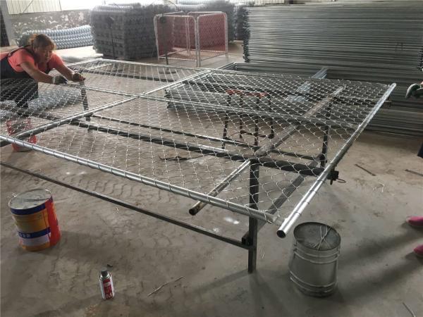 chain link temporary construction fence panels 6FT X 10F Mesh 2 3/8  x 2 3/8 ( 60mm x 60mm ) x 12 gauge wire