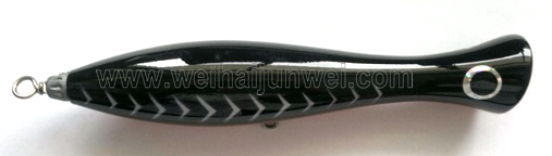 new 90g 22cm wooden bait hard bait popper bait trolling fishing lure