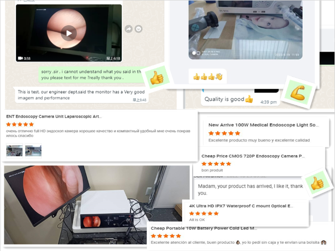 Электрический ветеринарный видео гастроскоп Колоноскоп Гибкая медицинская камера эндоскопа