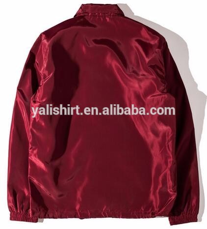 China factory custom wholesale mens blank nylon coaches jacket