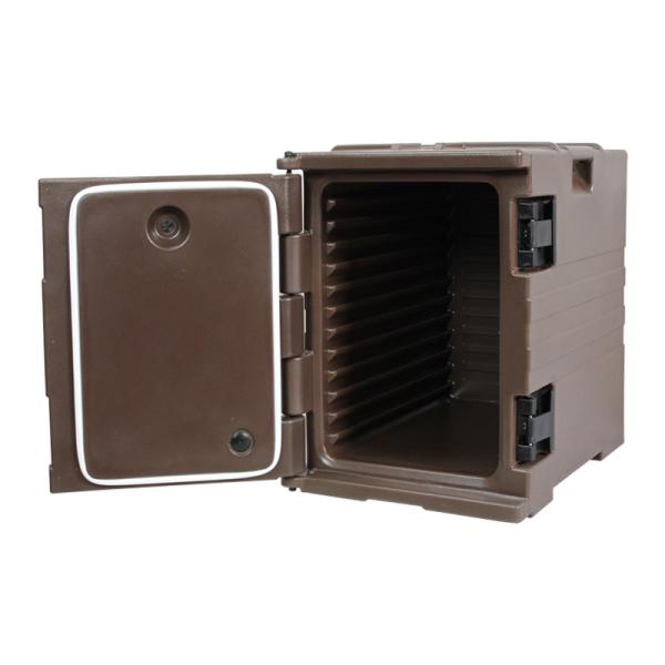 6 Layers Hot Food Pan Carrier 90Ltr  For Dark Coffee