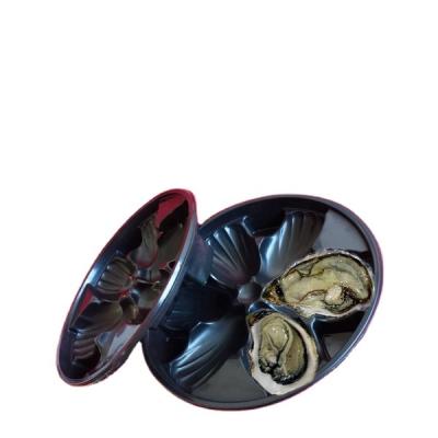 Disposable Plastic Oyster Serving Tray Set
