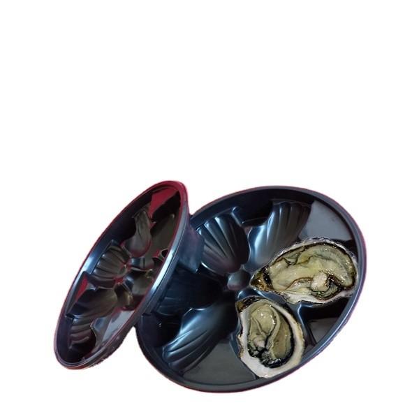 Disposable Plastic Oyster Serving Tray Set