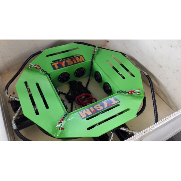 Triturador hidráulico de la pila de la presión de la muchedumbre de ISO9001 30mpa para las pilas cuadradas dentro de la longitud del lado de 500 milímetros