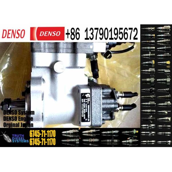 Construction machinery parts komatsu excavator fuel injection pump 6745-71-1180 6745-71-1170 fuel injection pump for kom