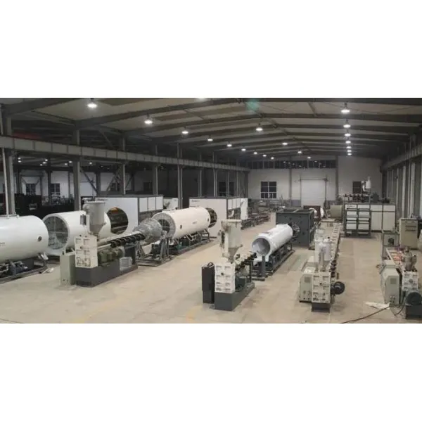 Computerized Control HDPE Outer Protective Pipe Production Line with Effective Thermal Insulation and Dust-Free Planetary Cutting