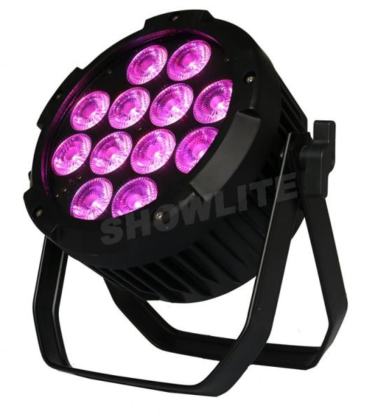 IP65 Waterproof Led Par Can Stage Lights RGBWA+UV 12*18W  6 In 1 LED Wash Par Stage Light