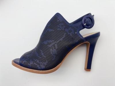 Rhinestones Couro Salto Alto Sandálias Open Toe Contemporâneo Para Mulheres