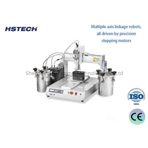 Advanced Motion Software Functions Dual Tank AB Glue Dispensing Machine With Timing Belt