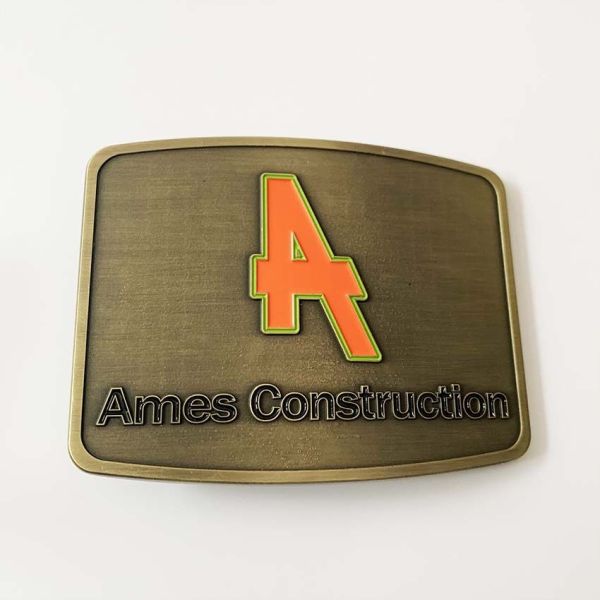 Custom Belt Buckle with Zinc Alloy Material and Custom Logo in 3.5 Inch Size for Personalized Style