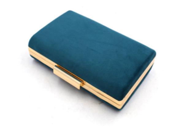 Elegant Small Clutch Bag Purse Wallet Evening Party Bags With Crystal Ring Clasp