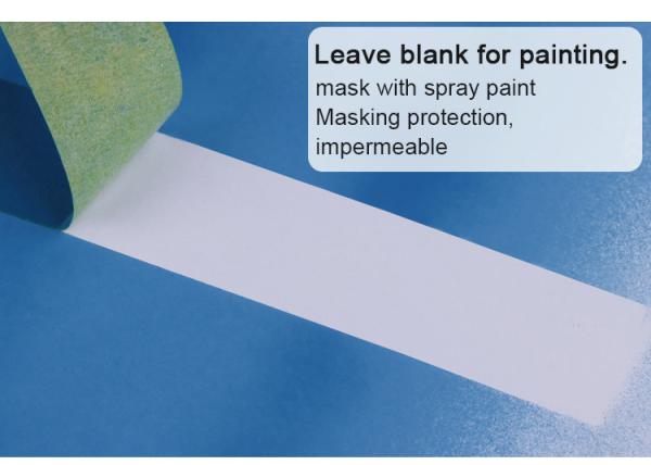 High Temperature UV Resistance Resistance Painters Masking Adhesive Edge Rubber Easy Tear Car Painting Tape