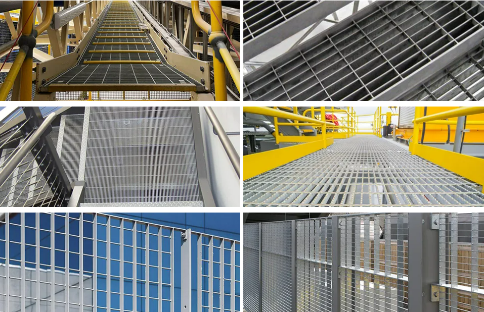 High Strength ASTM Carbon Steel Bar Grating with Robust Structure for Walkways and Floor Grates