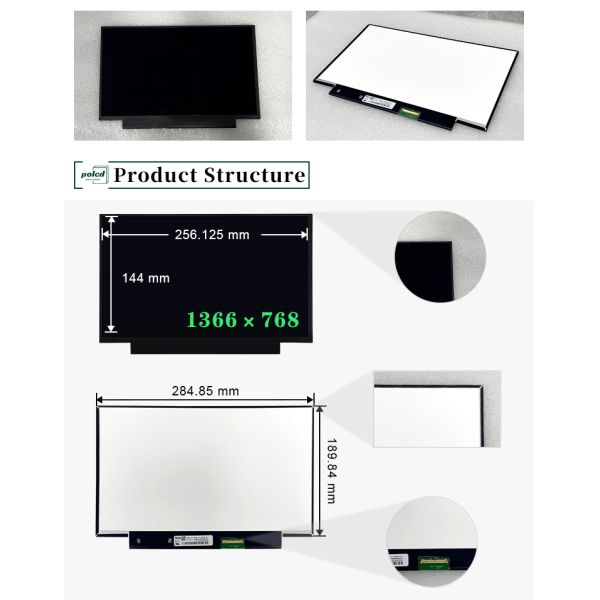 11.6 дюйма 1366x768 NV116WHM-T1C Замена ноутбука сенсорный экран 60Hz Цветной IPS TFT LCD дисплей