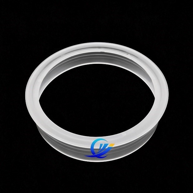 JGS1 Synthetic Quartz Cover Ring CV‑GX in CCP Dry Etching Equipment for 12 inch Wafers