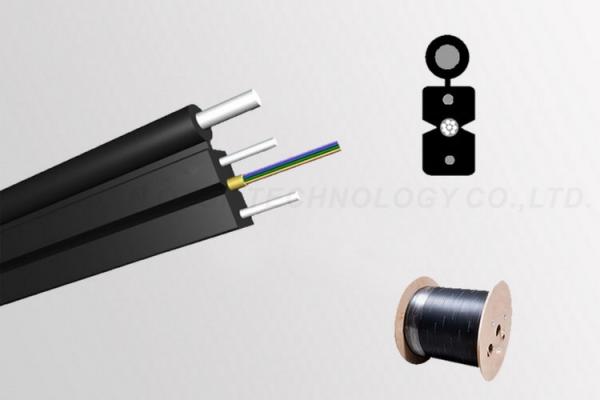 Outer Jacket FTTH Drop Fiber Optic Cable UV and Waterproof Design