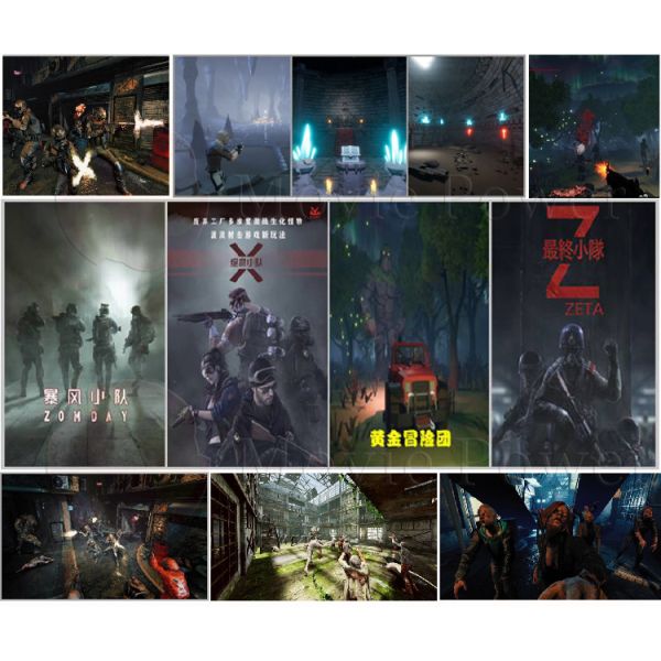 Бесконечная битва VR стрельба игры многопользовательский 9d стрелок симулятор пистолет аркадная игра для коммерческих