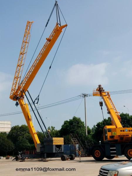2527 Fast Self Erecting Tower Crane Automatic Crane 2 tons Capacity Mobile Type