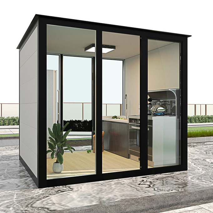 Rapid Implementation Aluminum Prefab House High Strength Customizable Size