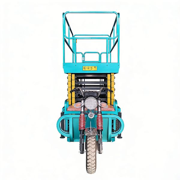 Commercial Compact Scissor Lift Equipment Vehicle Mounted Tricycle 500KG
