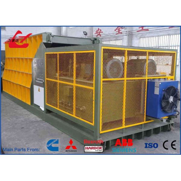 84KW Containerized Scrap Shear 4000kN High-Power Cutting System For Heavy Duty Processing
