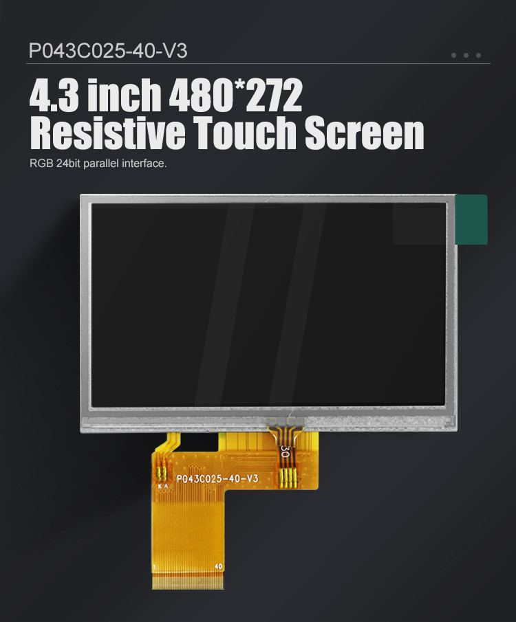 Polcd ST7262E43 4,3-дюймовый ЖК-экран 480X272 Сенсорный ЖК-экран 6 часов
