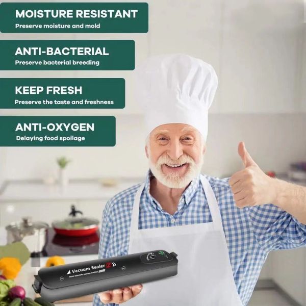 Embalagem de alimentos para uso doméstico com 10 sacos e capacidade de 1,5 kg