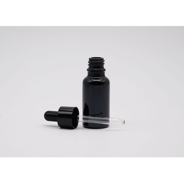 Черные стеклянные бутылки капельницы эфирного масла 30ml 50ml