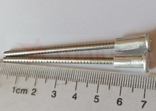 Stainless Steel Bi Metallic CD Studs With Aluminum Weld Base For Marine Industry