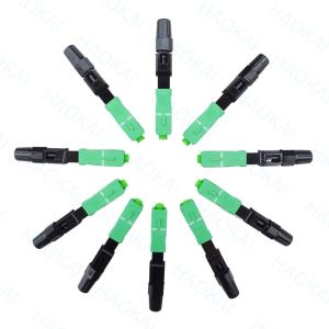 Conector rápido de cabo de queda de fibra óptica de modo único FTTH SC UPC Quick