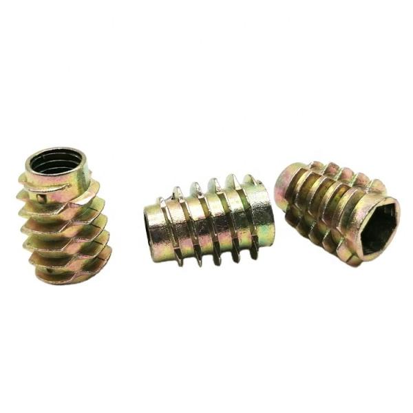 M8 Nuts That Screw Into Wood , Hex Socket Screw Inserts AISI Approved