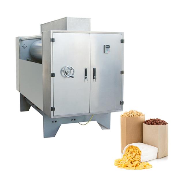 Multifunctional Corn Flakes Breakfast Cereal Production Line 90kw