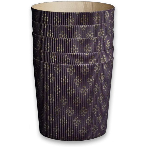 Гофрированная чашка Брауна прессформы лотка кулича устранимая бумажная печь покрыла