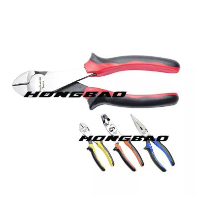 7.5 Angled Diagonal Cutters Side Cutting Pliers Work In Limited Confined Space