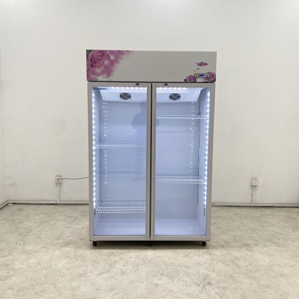 Merchandiser 2 Door Flower Cooler Single Temperature Floral Display Cooler