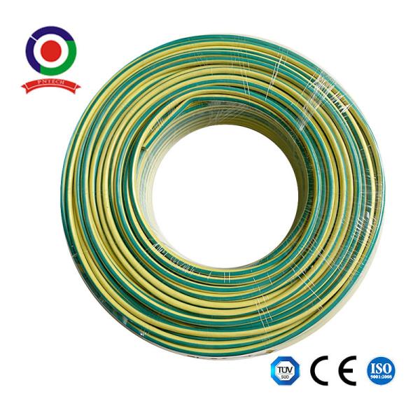 4mm2 Green and Yellow Pure Copper Grounding Wire 100m Length for Solar RV Car Boat Battery Inverter Cables