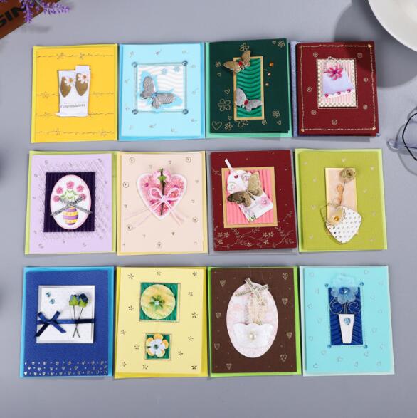 Happy Birthday Personalised Printed Cards 105x145mm White Cardboard 3D Pattern